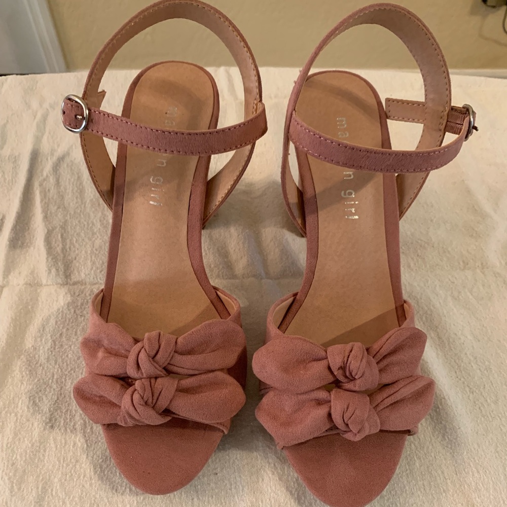 Madden Girl Pink Swede Heels